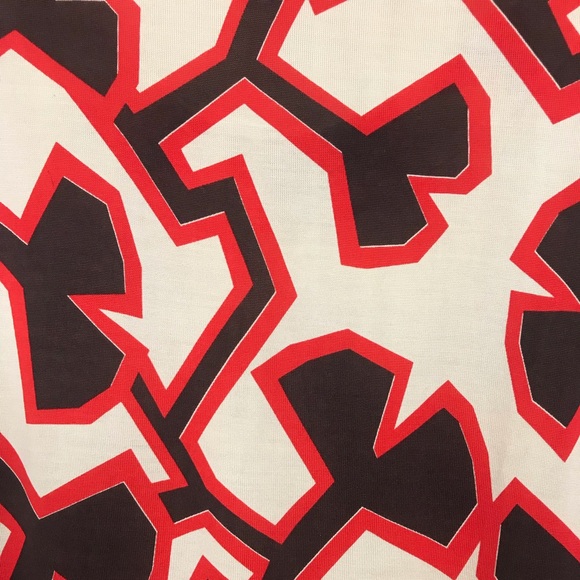 Diane Von Furstenberg Silk Ginkgo Print Dress 8 - Picture 6 of 10